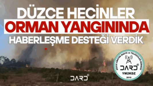 3902694092 Hecinler yangınında haberleşme desteği verdik