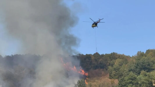 1504007433 Hecinler yangınında haberleşme desteği verdik